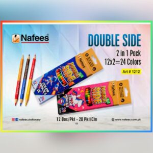 Nafees 24 Color 2 in 1 Gatta (12 Piece)