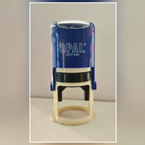 OPAL Text Stamp Round R25